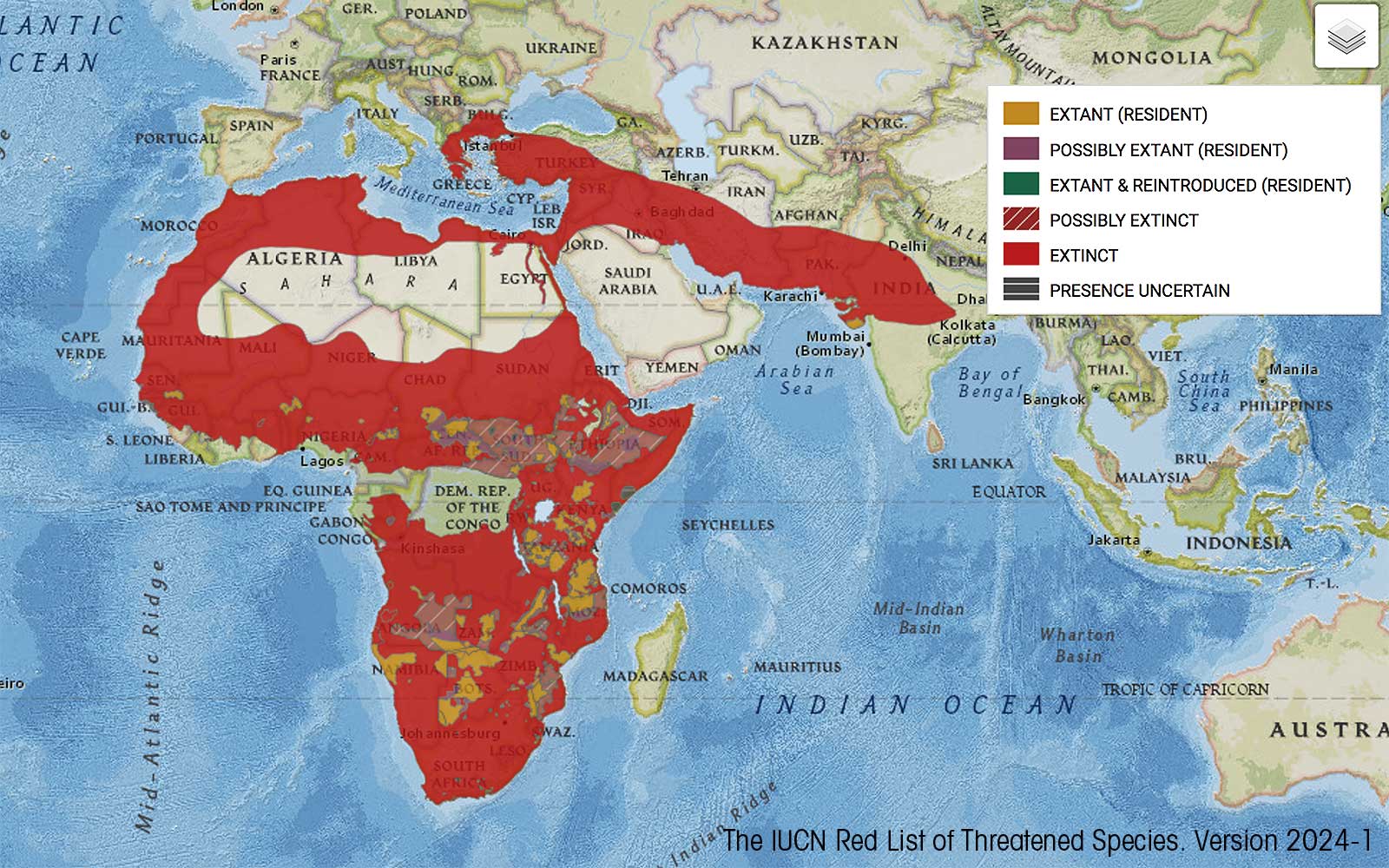 IUCN Lion Numbers